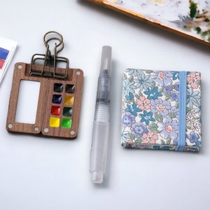 Reise Aquarell Set, Künstlerfarbpalette Kit, Aquarellpalette, Geschenk für Maler, Go Draw, Taschen-Aquarellset