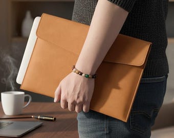 Carpeta de cuero, porta documentos de viaje, organizador de archivos, carpeta de documentos de cuero, portafolio de cuero, cuero sintético