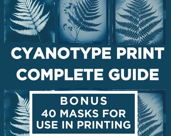 Cyanotype Full Guide, Cyanotype print, Sun Printing, Solar Printing, Cyanotype Kit