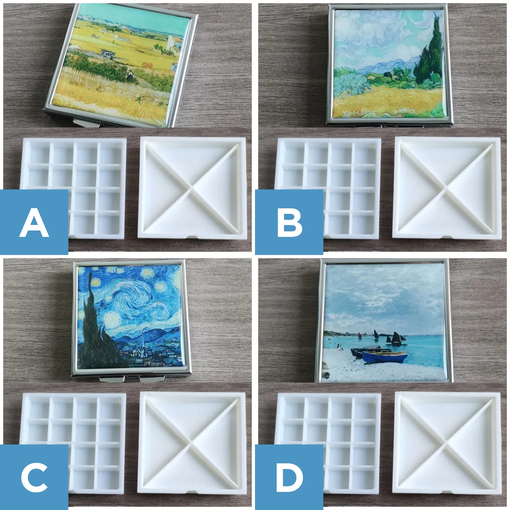 Aquarelle Palette Mini Watercolor Paint Box Portable Paint Etsy