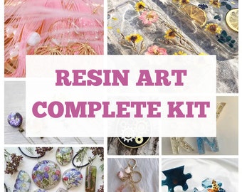 Resin Art Kit, Resin Starter Kit, Resin Jewelry Kit, Art Kit For Adults, Epoxy Resin Starter Kit