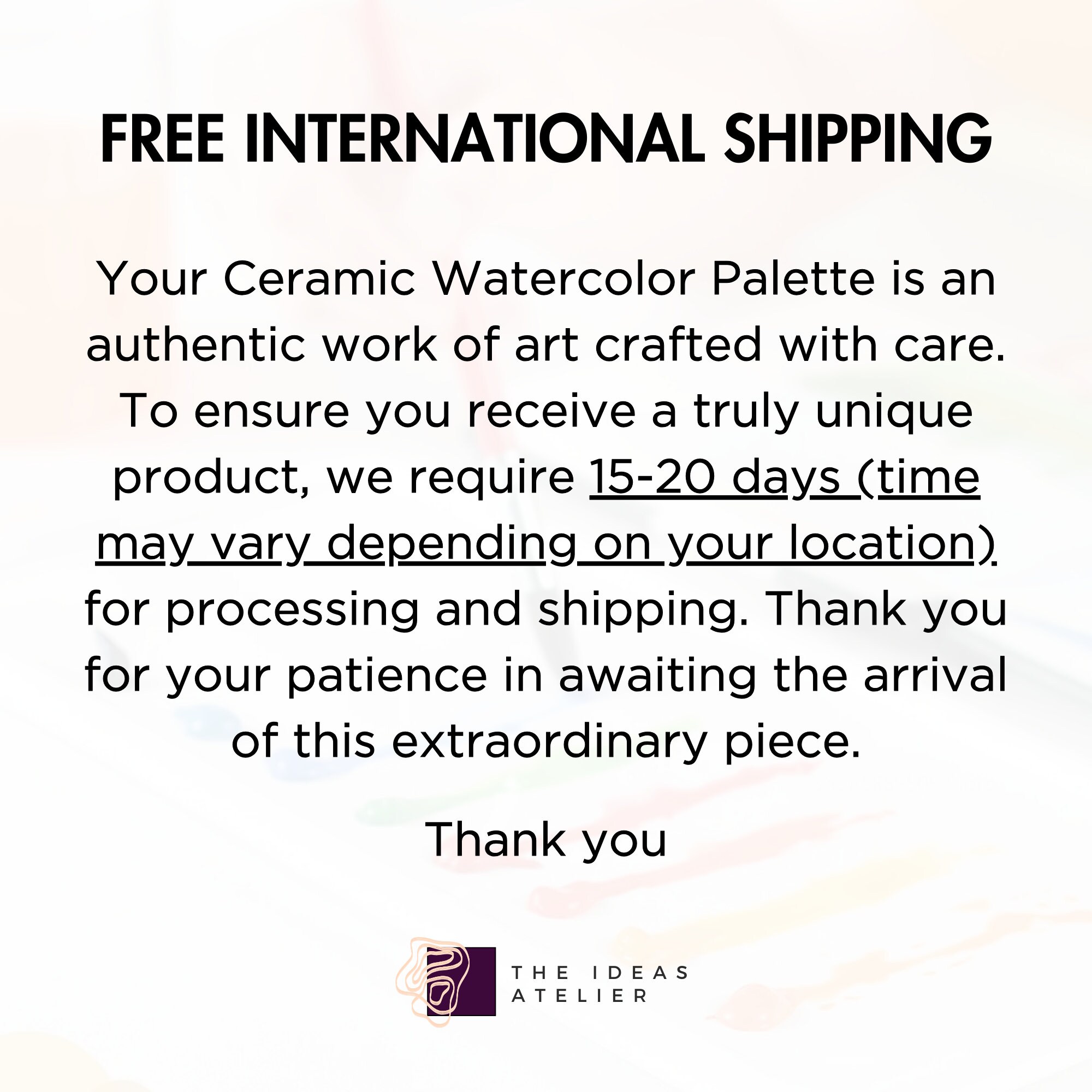 7-well Flower Shaped Plastic Palette For Watercolor, Gouache, Acrylic