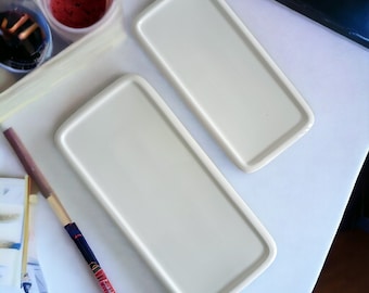 Ceramic Paint Palette, Paint Tray Palette, Gouache Palette, Color Mixing Palette, Artist Palette, Watercolor Palette