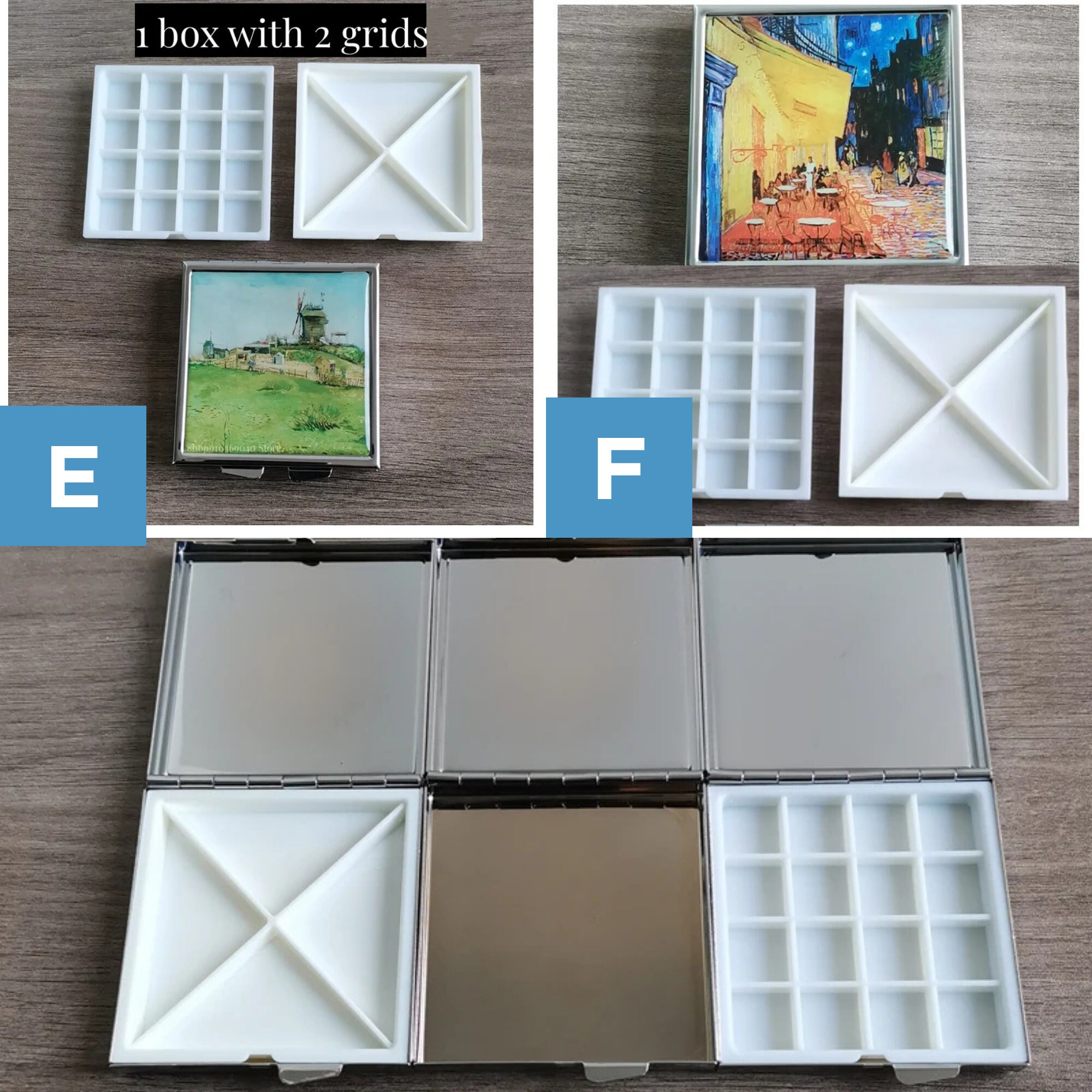 Aquarelle Palette Mini Watercolor Paint Box Portable Paint Etsy