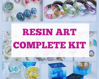 Resin Art Kit, Resin Starter Kit, Resin Jewelry Kit, Art Kit For Adults, Epoxy Resin Starter Kit, Resin Mold Kit, Resin Mixing Cup