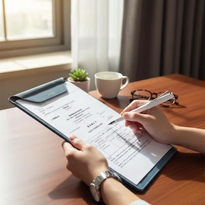 A4 Document Holder, Leather Clipboard, Leather File Folder, Pen Holder, File Organizer, Magnet Clipboard, Pen Folder