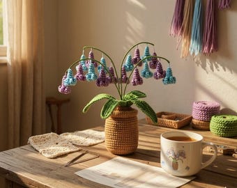 Crochet Starter Kit, Crochet Sunflowers Tutorial, Beginner Crochet, Craft Kits For Adults, Easy Crochet Flower, Crochet Tulip
