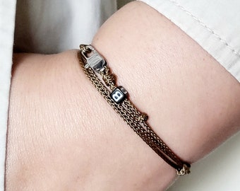 Bracelet unisexe enveloppant mousqueton en paracorde, cadeau de Noël pour lui, bracelet réglable fait main, bracelet de cheville de surfeur