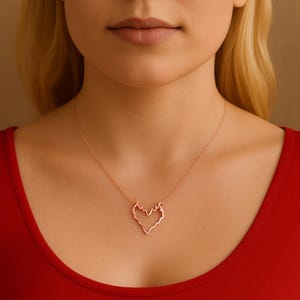 Sterling Silver Flame Heart Necklace: Minimalist Fire Pendant
