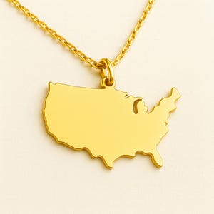 Anpassat landshalsband – Personligt kartahänge i mässing i guld, roséguld och silver