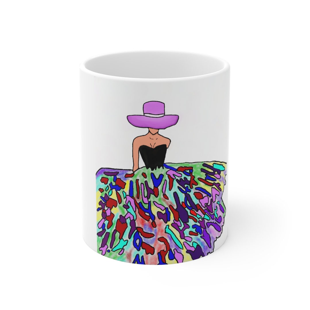 Fashion Forward Mug 11 OZ Fashion Coffee Mug Designs Fashion Sketches ...