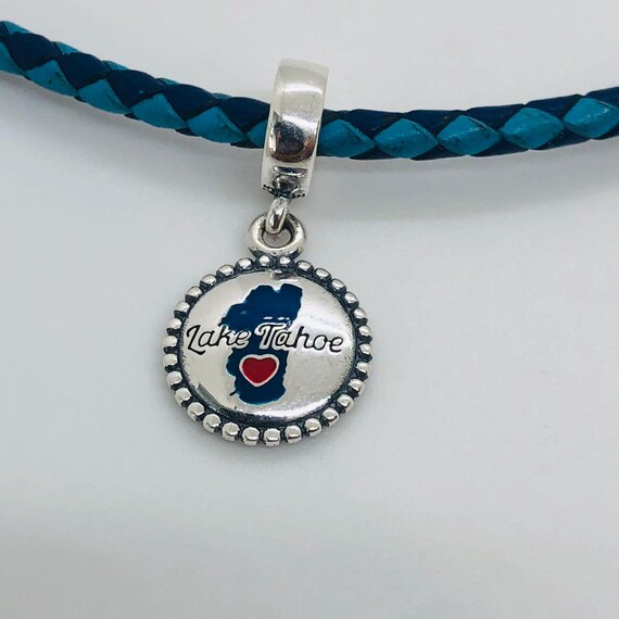 Pandora Lake Tahoe Lapis California Charm/birthday Gift/travel