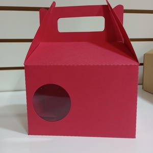 Large LUNCHBOX template with viewer, Lunchbox cutting file, Favor Box template, Silhouette Studio cutting file 15x10 cm
