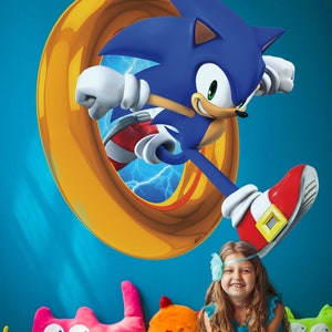 Sonic Wall Decal 