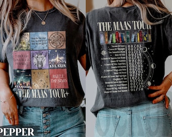 Vintage Sarah J. Maas Eras Tour Comfort Colors Shirt, The Maas Tour Tee, ACOTAR, Crescent City, Throne of Glass Merch, SJM, Book Lover Shirt