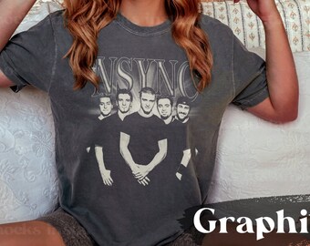 Vintage Y2k Nsync Shirt, 90s Boy Band Shirt, Nsync Eras Shirt, Nsync tshirt, Boy Band Shirt, Unisex Shirt, Comfort Colors Shirt.