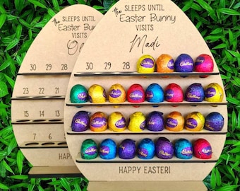 Easter Countdown for Easter Egg SVG & DXF Cutting Machine File