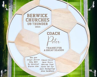 Soccer Coach Award SVG & DXF Cutting Machine File