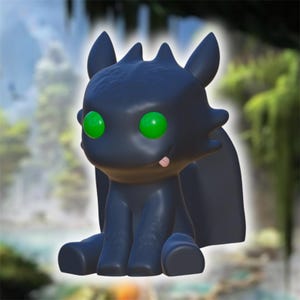 Stl file TOOTHLESS CHIBI HTTYD for 3d printing