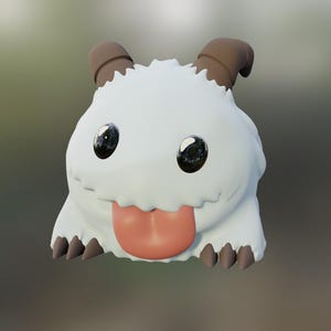Stl File PORO LEAGUE of LEGENDS for 3d printing