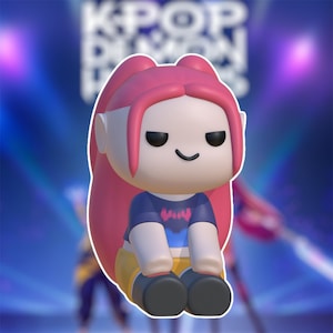 3mf/Stl file MIRA KPOP Demon HUNTERS Chibi for 3d printing