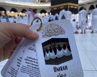 German Umrah Dua Cards | Supplications for Umrah | German Arabic with German translation and transliteration| digital memory cards