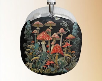 Mushroom Forest AirPod Max Case | Botanical Toadstool Design
