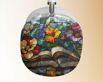 Stained Glass Floral AirPod Max Case | Floral Headphone Cover