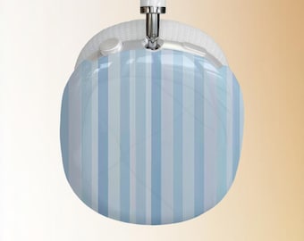 Blue Vertical Stripe AirPod Max Cases | AirPods Max Covers