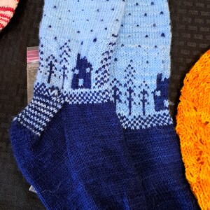 Socks hand knit