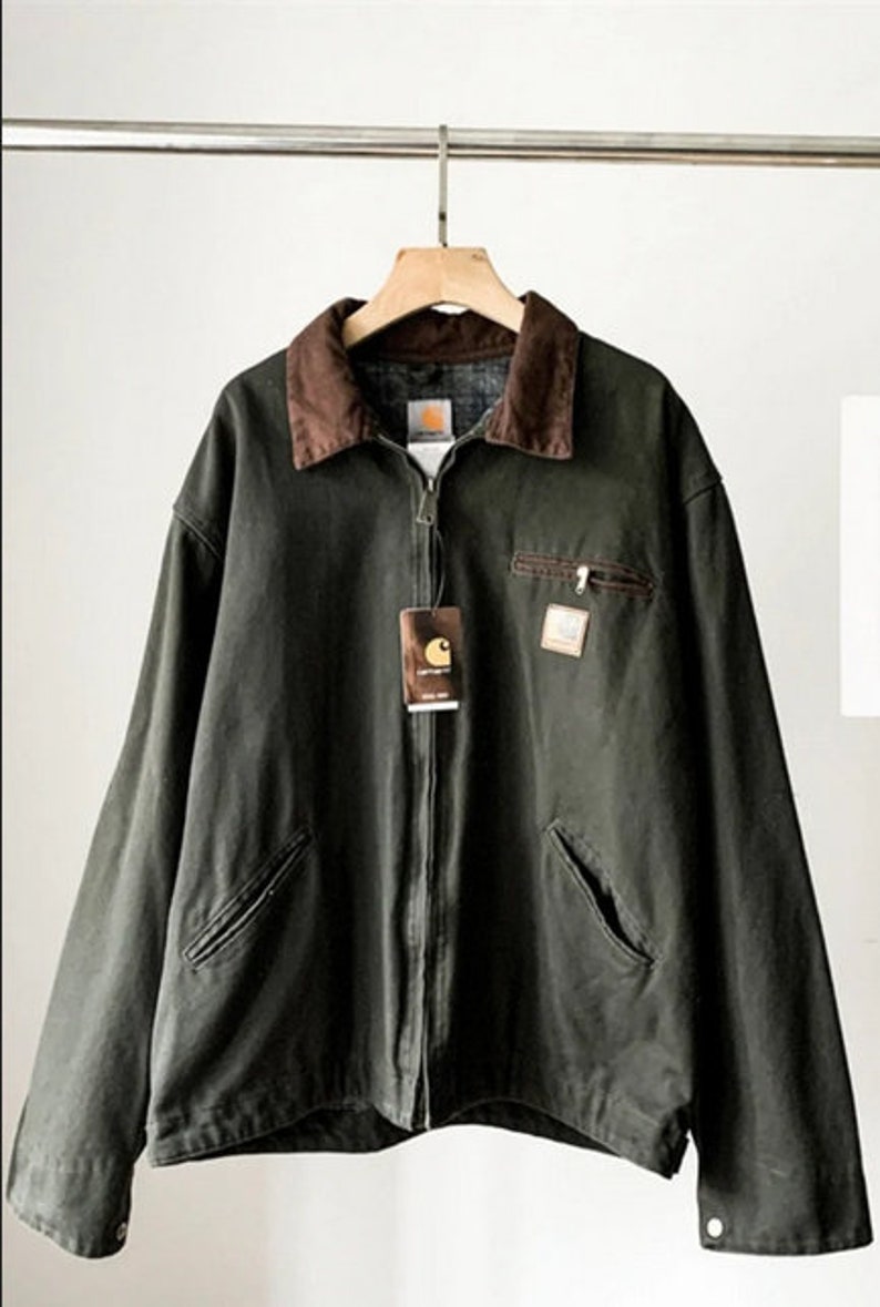 Vintage Carhartt Detroit J97 Retro Washed Jacket - Etsy