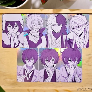BSD Photocards - Fyodor, Nikolai, Sigma, Bram, Dazai - Bungo Stray Dogs