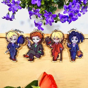 Llaveros de Moriarty: William, Sherlock, Louis, Albert - Moriarty el Patriota