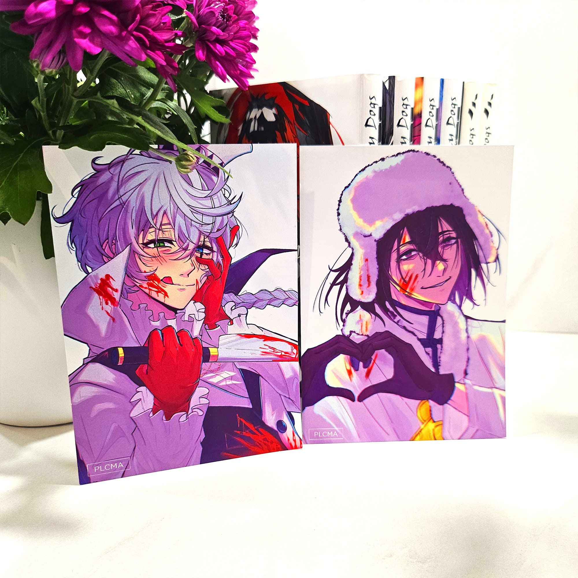 入手困難！a.pocket.full.of.rye☆forestdoll Fyodor & Nikolai Yandere - Prints Bungou Stray Dogs (BSD Fyolai