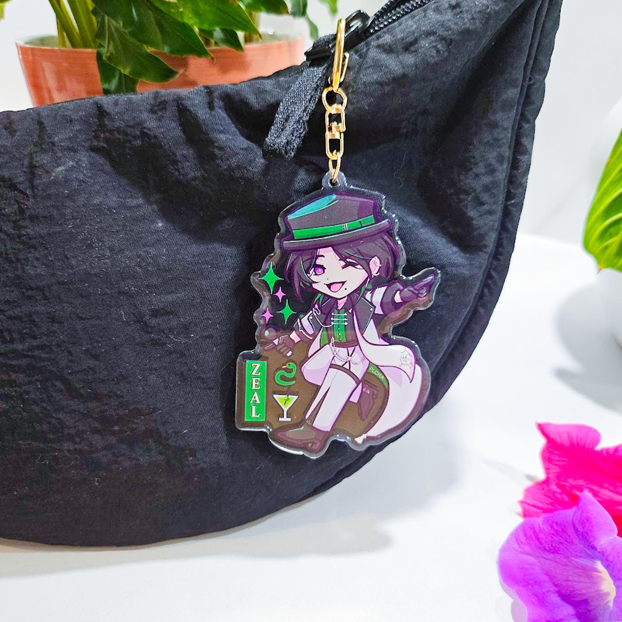 By the Beat Keychains : Kaelix, Seible, Freodore, Zeal - Nijisanji