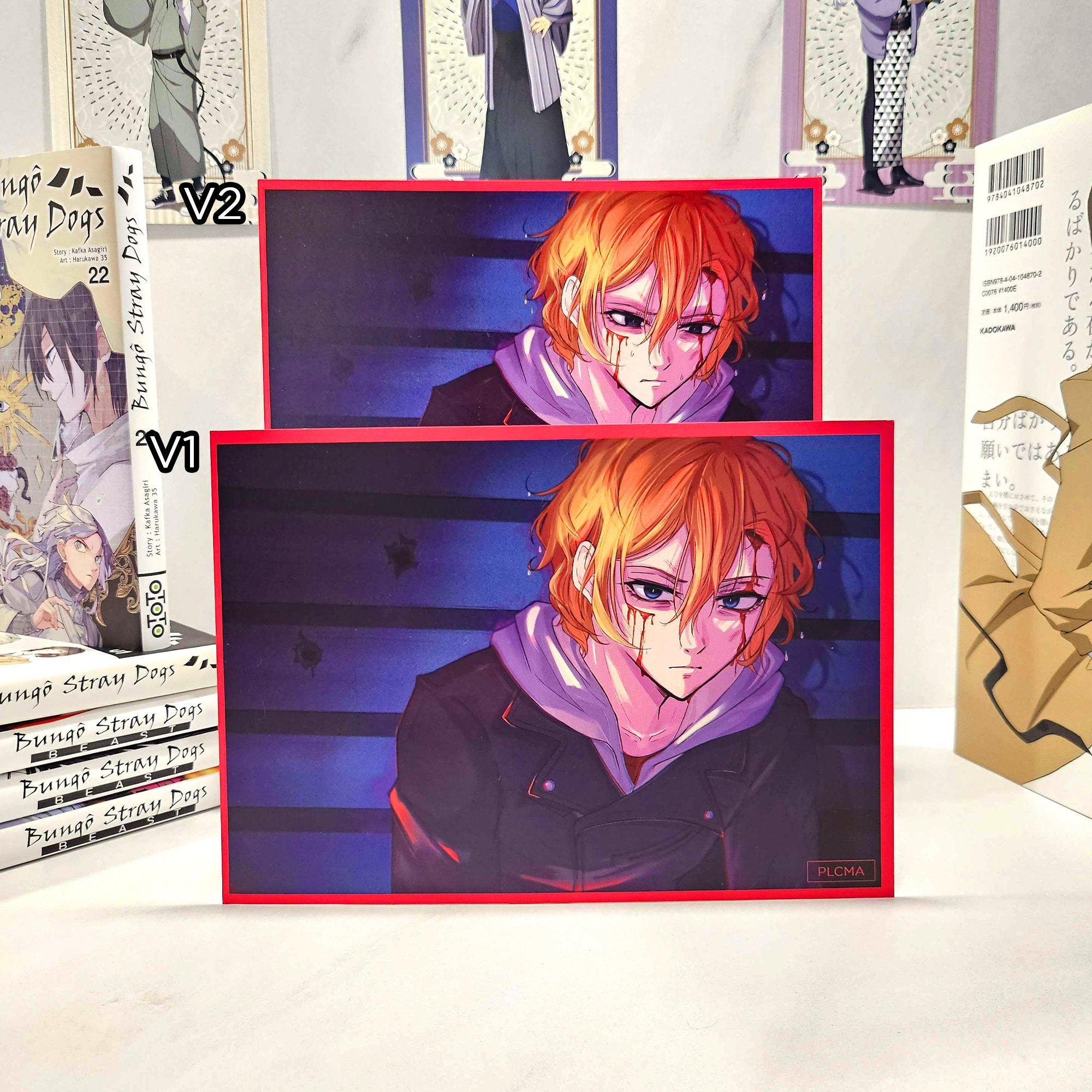 Chuuya Nakahara 15 Mafia - Prints Bungou Stray Dogs (BSD)