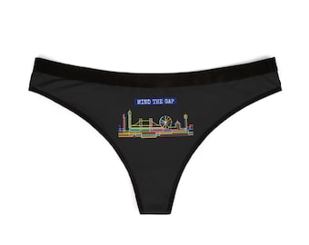 Tangas para mujer Mind the Gap: ropa interior divertida para ocasiones especiales, regalo perfecto para San Valentín, cumpleaños y para el cuidado personal.