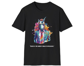 Wunderliches Einhorn-T-Shirt - Bunte Kunst, Spaßmode