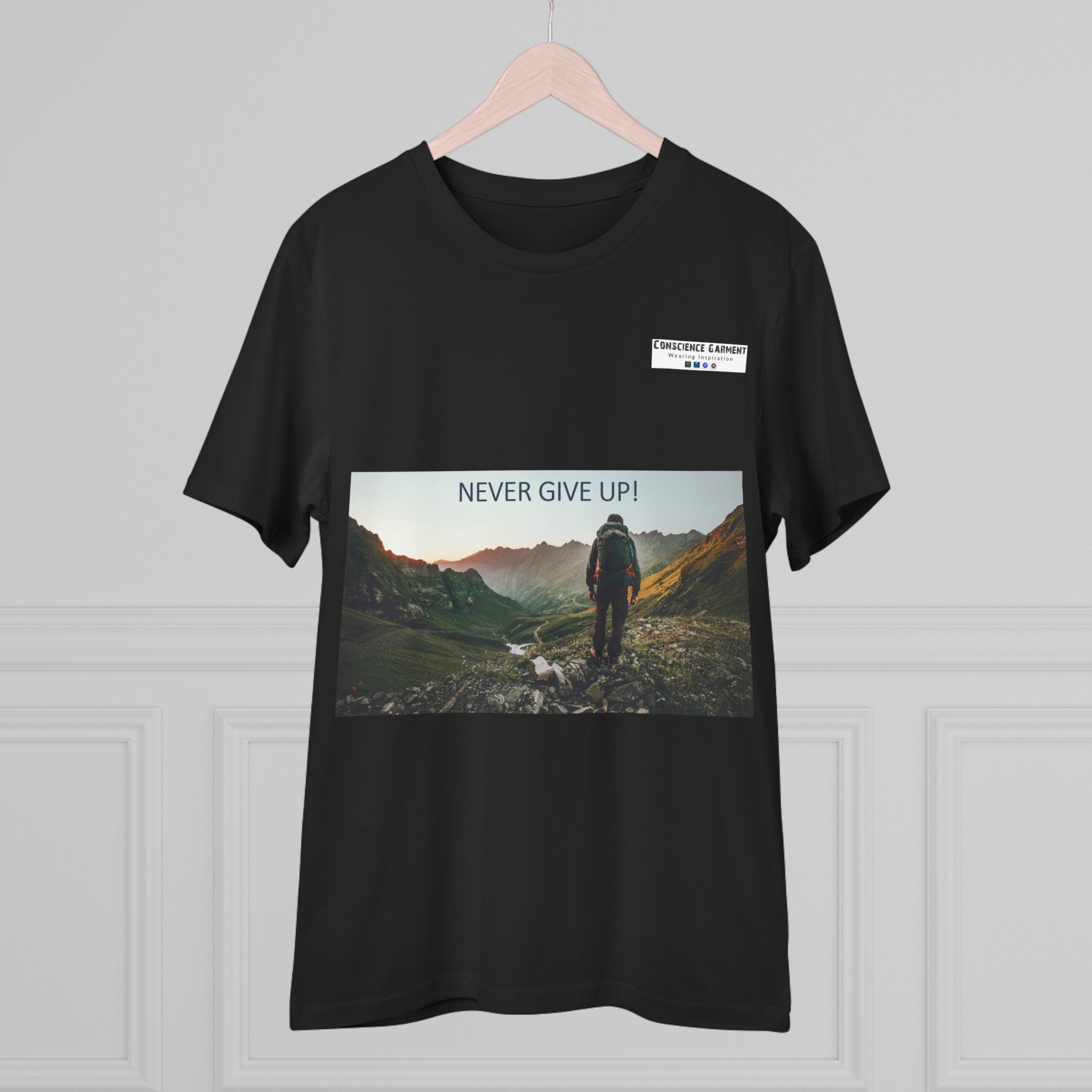 Never Give Up T-shirt, Motivation, Mindfulness, Inspiration, Keep Going ...