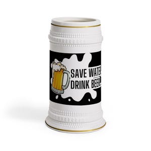 Funny Beer Stein Mug: 22oz Oktoberfest Party Mug