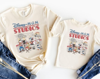 Disney Mgm Studios Sweatshirt, Disney Characters Sweatshirt, Mgm Studios Sweater, Hollywood Studios Shirt, Disney Studios Shirt, Disney Trip