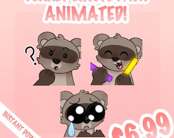 HQ geanimeerd fret-emotepakket, grappige Twitch-emoticons, geanimeerde Vtuber-emoticons klaar voor gebruik, Steam-emote-item, leuke grappige geanimeerde emotes