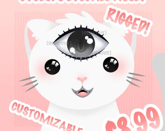HQ Third Eye Vtuber-item, grappig Vtuber-accessoire, getuigd Vtuber-accessoire klaar voor gebruik, Vtuber Cyclops-item, schattige Vtube Studio-item