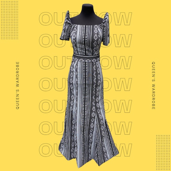 white christmas dresses Amihan Handwoven Inabel Filipiniana Dress