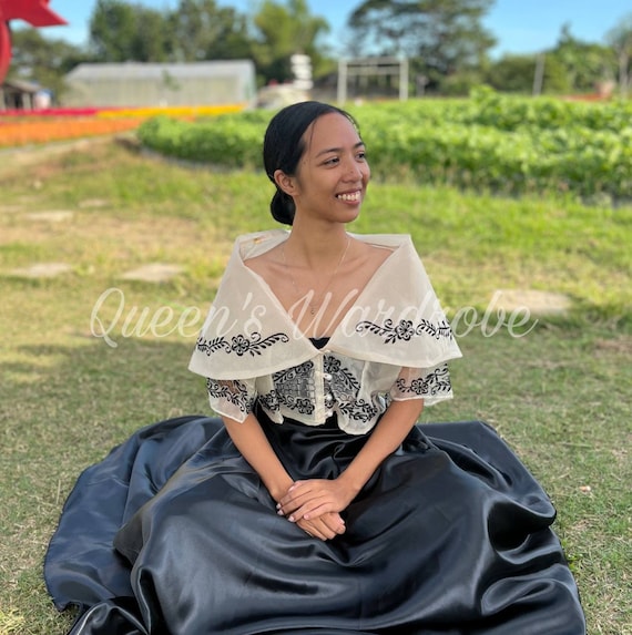 Filipiniana dress blouse and skirt hotsell