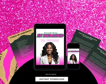 How to Become a Tax Preparer: Step-by-Step eBook with Insider Tips (Instant PDF Download)