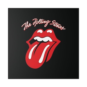 Toile d&#39;art Rolling Stones Tongue : cadeau pour mélomane