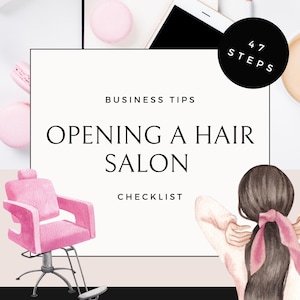 How to Open a Hair Salon – Salon Business Plan & Checklist for New Owners – Printable Startup Guide (Instant Download)