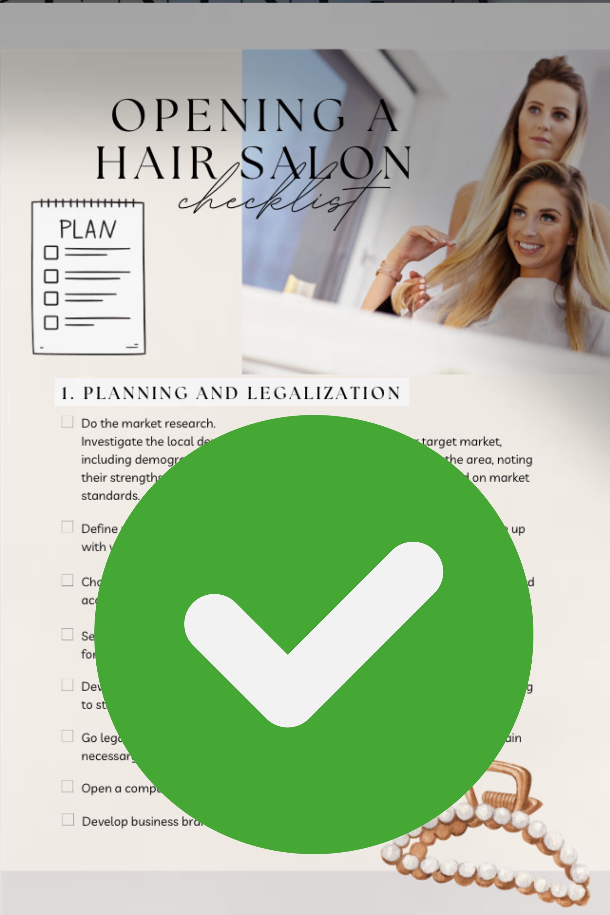 How to Open a Salon. Unlock Success the Ultimate Checklist to