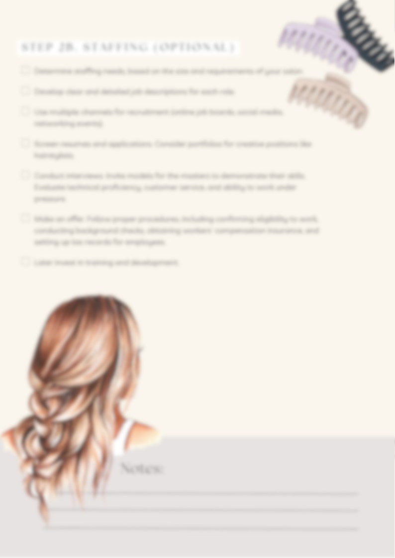 How to Open a Salon. Unlock Success the Ultimate Checklist to